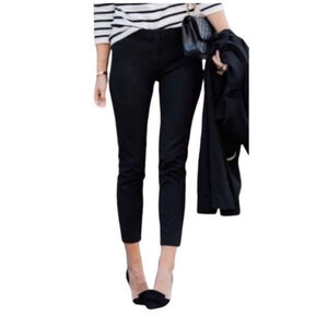 Banana Republic stretch cropped black pants size 4